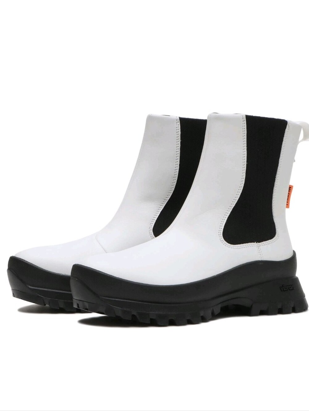 NEW Merrell Bristol Chelsea Boots Vibram Soles White Leather Waterproof Size 10